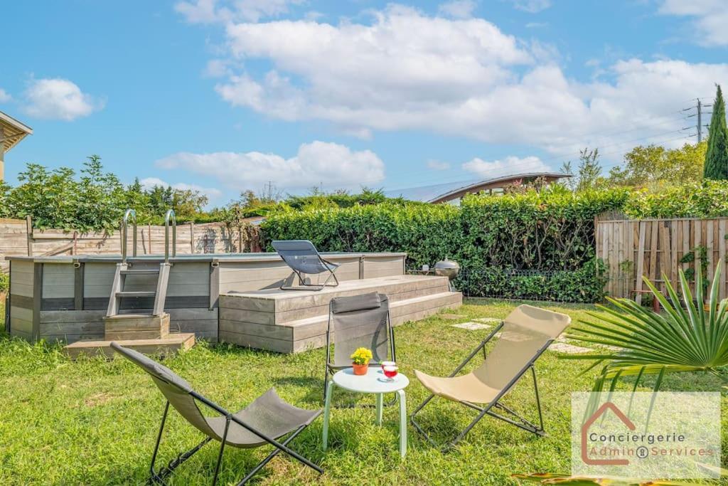 Maison A Lyon Parilly Avec Piscine, Jardin, Parking Prive & Proche Eurexpo Vénissieux Exterior foto